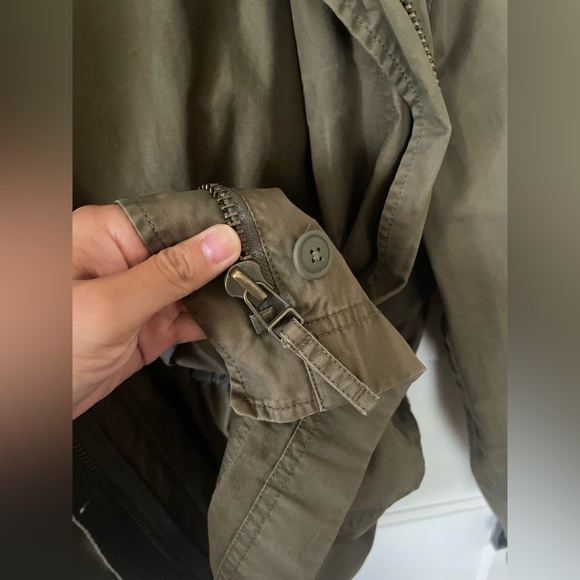 J. Crew army green utility jacket - Picture 6 of 11